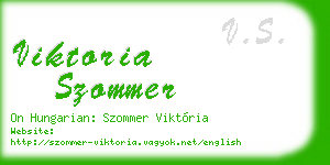 viktoria szommer business card