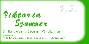 viktoria szommer business card